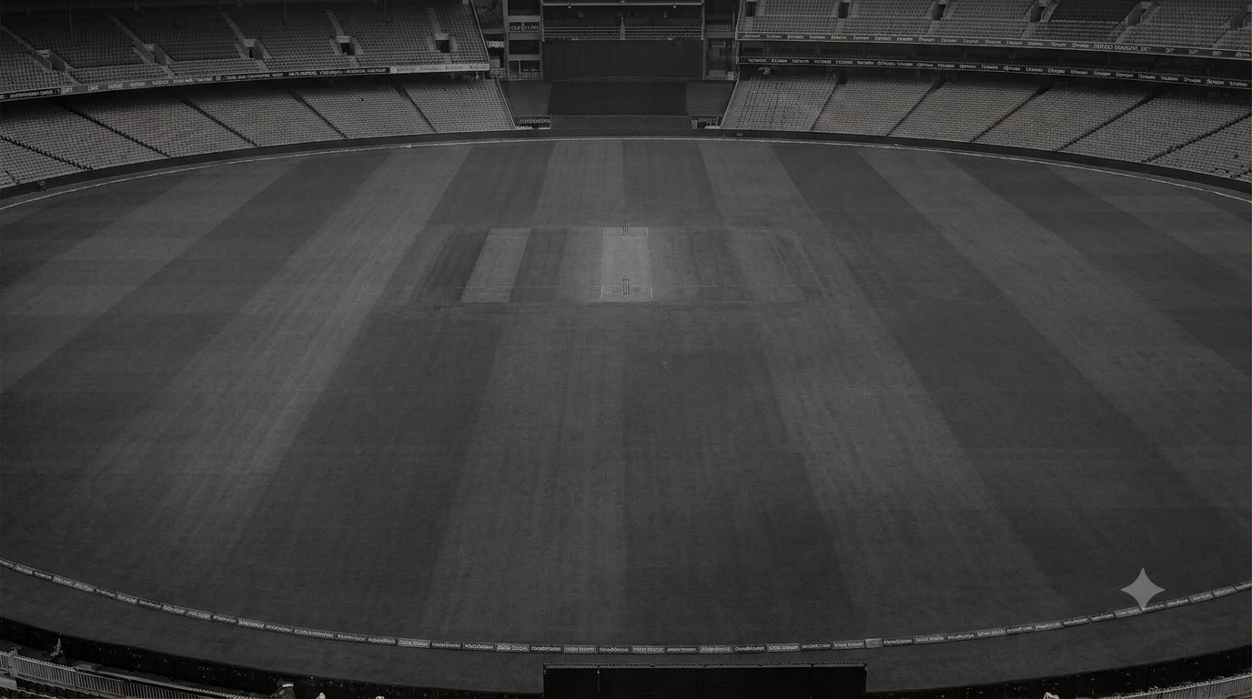 Cricket stadium banner